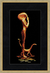 Вышивка ЗМ-001 Девушка с кошкой