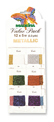 Набор швейных ниток Metallic №10 (12×5 м) Набор швейных ниток Metallic №10 (12×5 м)