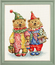 Вышивка ВК-097 Мишки-клоуны